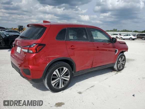 2022 Mitsubishi Outlander Sport ES with VIN JA4ARUAU6NU024140, listed as a Copart auction lot 50470765 with 18,776 mi miles and Salvage Title. Bid and sale history available at carsss.com. Image 3.