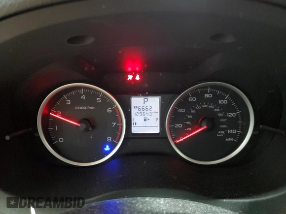 2015 Subaru Forester Premium with VIN JF2SJADC0FH458844, listed as a Copart auction lot 50400425 with 129,643 mi miles and Salvage Title. Bid and sale history available at DreamBid. Image 9.