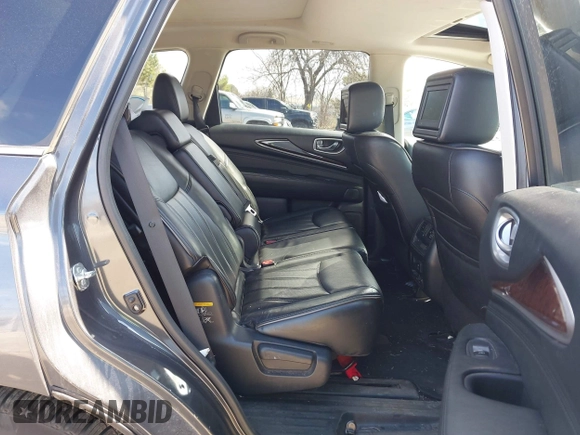 2013 Infiniti JX35 with VIN 5N1AL0MM5DC341869, listed as a IAAI auction lot 41921935 with 126,897 mi miles and . Bid and sale history available at DreamBid. Image 8.