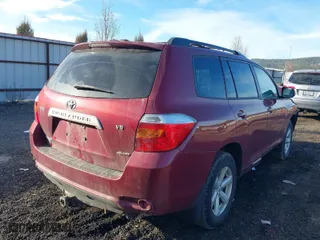 2009 Toyota Highlander with VIN JTEES41A792122799, listed as a IAAI auction lot 41707918 with 226,155 mi miles. Bid and sale history available at carsss.com. Image 4.