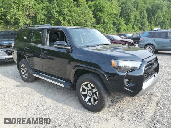 2023 Toyota 4Runner TRD Off Road Premium with VIN JTERU5JR4P6103866, listed as a Copart auction lot 60160055 with 23,043 mi miles and Salvage title. Bid and sale history available at DreamBid. Image 4.