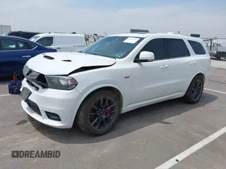 2018 Dodge Durango SRT with VIN 1C4SDJGJ2JC434843, listed as a IAAI auction lot 42434327 with 144,483 mi miles and . Bid and sale history available at DreamBid. Image 18.