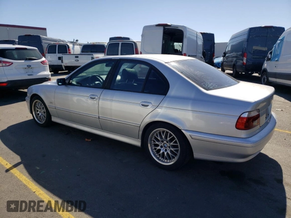 2002 BMW 5 Series 530i with VIN WBADT53442CE93817, listed as a Copart auction lot 73840234 with 115,223 mi miles and Clean Title. Bid and sale history available at carsss.com. Image 2.