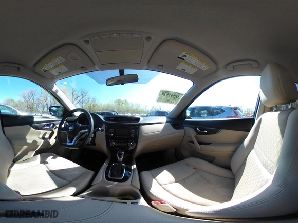2017 Nissan Rogue SL with VIN JN8AT2MV0HW014068, listed as a IAAI auction lot 41947595 with 107,796 mi miles. Bid and sale history available at carsss.com. Image 19.