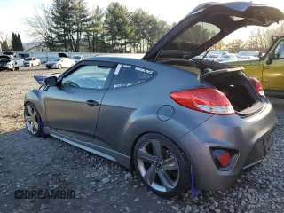 2013 Hyundai Veloster Turbo with VIN KMHTC6AE7DU178970, listed as a Copart auction lot 84644364 with 78,900 mi miles and Salvage title. Bid and sale history available at DreamBid. Image 2.