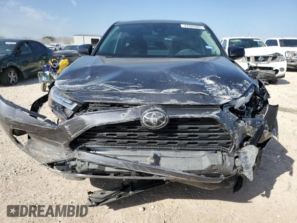 2024 Toyota RAV4 LE with VIN 2T3F1RFV8RC472620, listed as a Copart auction lot 47026905 with 9,532 mi miles and Salvage Title. Bid and sale history available at carsss.com. Image 5.