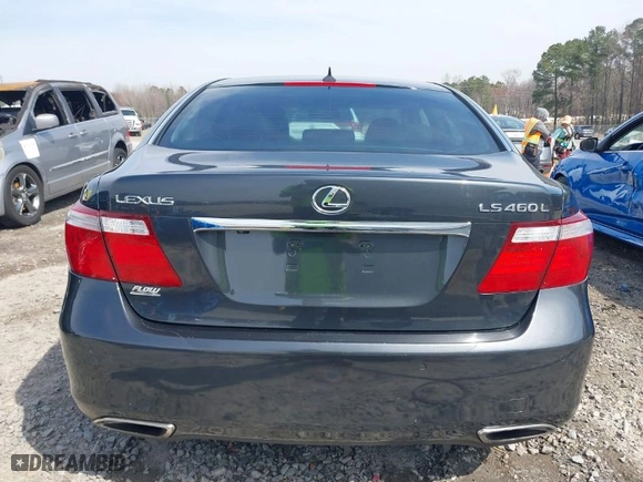 2008 Lexus LS 460 LWB with VIN JTHGL46F485030205, listed as a IAAI auction lot 41764479 with NaN miles. Bid and sale history available at carsss.com. Image 16.