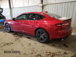 2021 Acura TLX w/A-Spec Package with VIN 19UUB6F59MA006480, listed as a Copart auction lot 86082704 with 59,683 mi miles and Salvage Title. Bid and sale history available at carsss.com. Image 2.