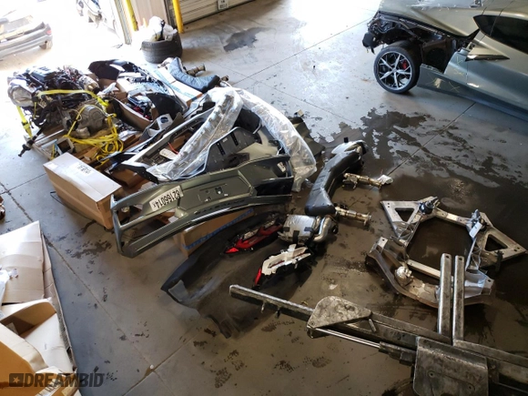 2023 Chevrolet Corvette 2LT with VIN 1G1YB2D43P5124579, listed as a Copart auction lot 82166014 with NaN miles and Salvage Title. Bid and sale history available at carsss.com. Image 12.