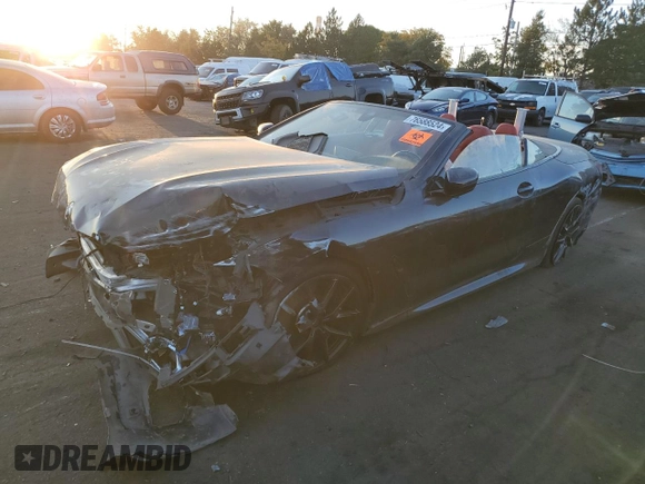 2023 BMW 8 Series 840i with VIN WBADZ4C05PCM43258, listed as a Copart auction lot 76588524 with Not provided miles and Salvage title. Bid and sale history available at DreamBid. Image 1.