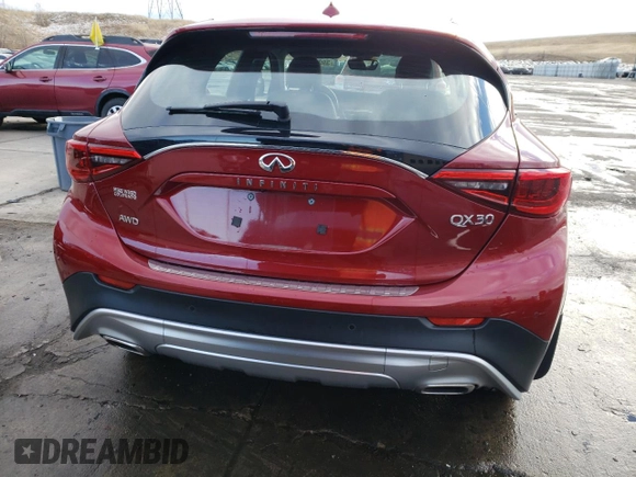 2018 Infiniti QX30 Premium with VIN SJKCH5CR7JA056183, listed as a Copart auction lot 39950584 with 20,558 mi miles. Bid and sale history available at carsss.com. Image 6.