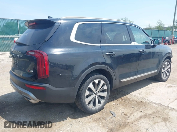 2021 Kia Telluride S with VIN 5XYP64HC9MG177780, listed as a IAAI auction lot 42510581 with 55,900 mi miles and . Bid and sale history available at DreamBid. Image 4.