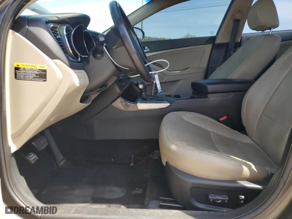 2013 Kia Optima EX with VIN 5XXGN4A70DG214770, listed as a Copart auction lot 51076485 with 167,760 mi miles and Salvage Title. Bid and sale history available at carsss.com. Image 7.