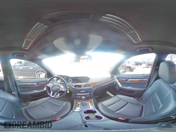 2014 Mercedes-Benz C-Class C 250 Sport with VIN WDDGF4HB9ER313888, listed as a Copart auction lot 48814895 with 159,815 mi miles and Salvage Title. Bid and sale history available at carsss.com. Image 14.