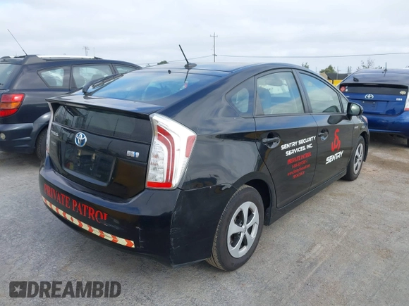 2014 Toyota Prius Four with VIN JTDKN3DU1E1749156, listed as a IAAI auction lot 42216159 with 157,615 mi miles. Bid and sale history available at carsss.com. Image 4.