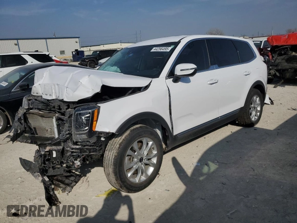 2021 Kia Telluride LX with VIN 5XYP24HC5MG166318, listed as a Copart auction lot 44256495 with 41,229 mi miles and Salvage title. Bid and sale history available at DreamBid. Image 1.