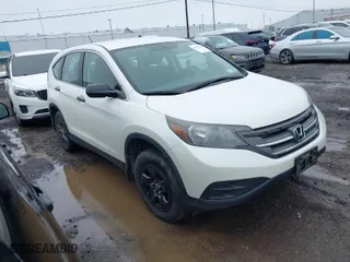 2013 Honda CR-V LX with VIN 5J6RM4H35DL035262, listed as a IAAI auction lot 42015861 with 260,261 mi miles. Bid and sale history available at carsss.com. Image 1.