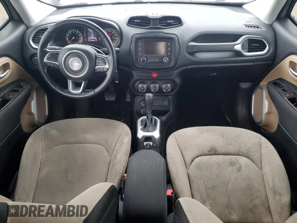 2015 Jeep Renegade Latitude with VIN ZACCJBBTXFPC03994, listed as a Copart auction lot 50682175 with 114,954 mi miles and Salvage Title. Bid and sale history available at carsss.com. Image 8.