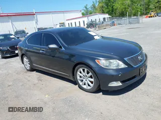 2007 Lexus LS 460 with VIN JTHBL46FX75021999, listed as a IAAI auction lot 42132710 with Not Provided miles. Bid and sale history available at carsss.com. Image 1.