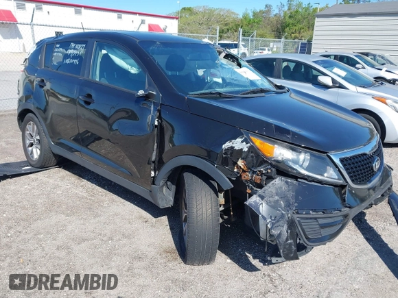 2015 Kia Sportage LX with VIN KNDPB3AC6F7707946, listed as a IAAI auction lot 41798289 with Not Provided miles and . Bid and sale history available at carsss.com. Image 1.