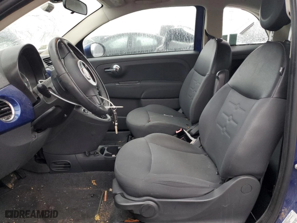 2013 FIAT 500 Pop with VIN 3C3CFFDR3DT647609, listed as a Copart auction lot 85893994 with 31703 miles and Salvage Title. Bid and sale history available at carsss.com. Image 7.