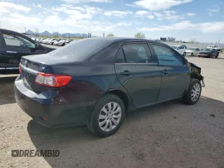 2013 Toyota Corolla L with VIN 5YFBU4EE6DP092168, listed as a Copart auction lot 54342565 with 143,527 mi miles and Salvage Title. Bid and sale history available at DreamBid. Image 3.
