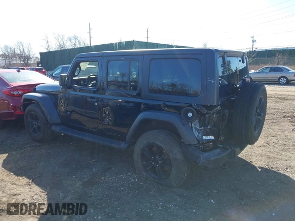 2023 Jeep Wrangler Sport S with VIN 1C4HJXDN6PW617814, listed as a IAAI auction lot 41810646 with 25,095 mi miles and . Bid and sale history available at DreamBid. Image 3.