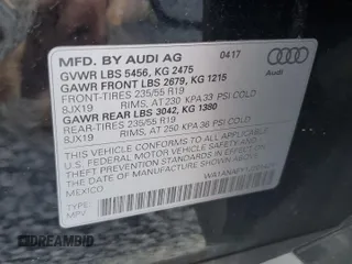 2018 Audi Q5 Premium with VIN WA1ANAFY1J2014241, listed as a Copart auction lot 62495955 with 85,503 mi miles and Salvage title. Bid and sale history available at DreamBid. Image 12.