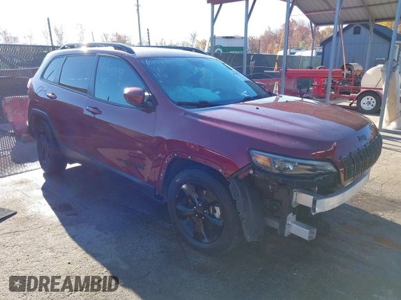 2021 Jeep Cherokee Altitude with VIN 1C4PJMLB1MD178417, listed as a IAAI auction lot 40769358 with 111,542 mi miles. Bid and sale history available at carsss.com. Image 1.