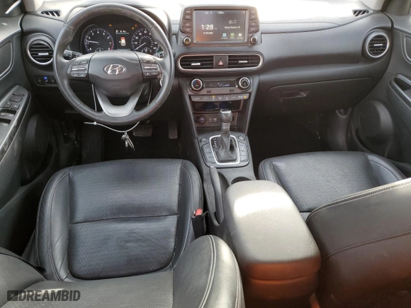 2021 Hyundai Kona Ultimate with VIN KM8K5CA54MU748847, listed as a Copart auction lot 82665484 with 49,523 mi miles and Salvage Title. Bid and sale history available at carsss.com. Image 8.