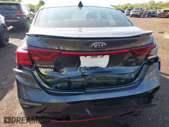 2021 Kia Forte GT-Line with VIN 3KPF34AD5ME282322, listed as a IAAI auction lot 42266008 with 57,572 mi miles and . Bid and sale history available at DreamBid. Image 6.