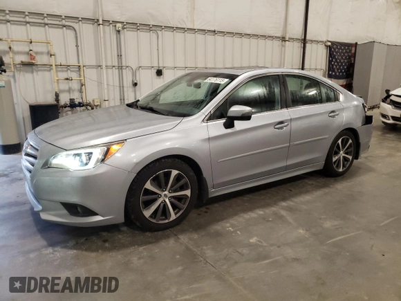 2017 Subaru Legacy Limited with VIN 4S3BNAN62H3007362, listed as a Copart auction lot 64176115 with 117,589 mi miles and Salvage title. Bid and sale history available at DreamBid. Image 1.