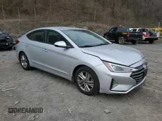 2020 Hyundai Elantra SEL with VIN 5NPD84LF0LH530607, listed as a Copart auction lot 52287195 with 60,401 mi miles and Salvage Title. Bid and sale history available at DreamBid. Image 4.