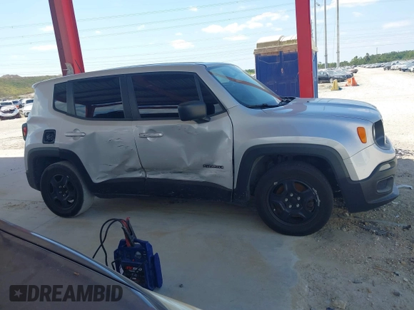 2016 Jeep Renegade Sport with VIN ZACCJAAT4GPD76634, listed as a IAAI auction lot 41793007 with 143,716 mi miles and . Bid and sale history available at carsss.com. Image 13.