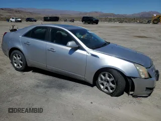 2008 Cadillac CTS RWD w/1SB with VIN 1G6DV57V480198730, listed as a Copart auction lot 67753244 with 128,787 mi miles and Salvage Title. Bid and sale history available at carsss.com. Image 4.