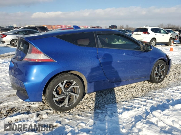 2016 Honda CR-Z LX with VIN JHMZF1D46GS000641, listed as a Copart auction lot 86159654 with 118,309 mi miles and Salvage Title. Bid and sale history available at carsss.com. Image 3.