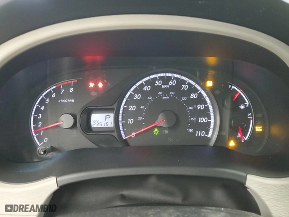 2011 Toyota Sienna LE AAS with VIN 5TDKK3DC3BS138656, listed as a Copart auction lot 49447605 with 235,161 mi miles and Salvage Title. Bid and sale history available at carsss.com. Image 9.