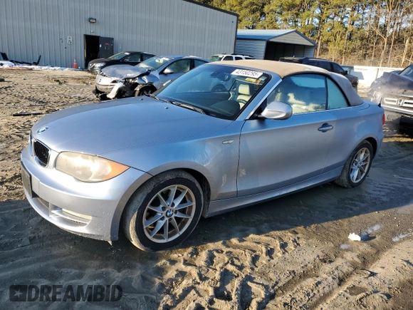 2010 BMW 1 Series 128i with VIN WBAUL7C57AVJ77350, listed as a Copart auction lot 43150295 with 240,639 mi miles and Clean title. Bid and sale history available at DreamBid. Image 1.