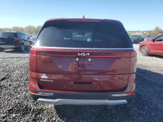 2024 Kia Carnival LX with VIN KNDNB4H35R6332192, listed as a Copart auction lot 81717394 with 13,828 mi miles and Salvage Title. Bid and sale history available at carsss.com. Image 6.
