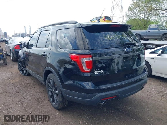 2018 Ford Explorer XLT with VIN 1FM5K7D85JGC67485, listed as a IAAI auction lot 42151574 with 96,019 mi miles and . Bid and sale history available at DreamBid. Image 3.