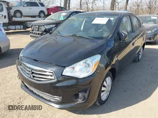 2017 Mitsubishi Mirage G4 ES with VIN ML32F3FJ2HHF18106, listed as a IAAI auction lot 41792573 with 76,931 mi miles. Bid and sale history available at carsss.com. Image 2.