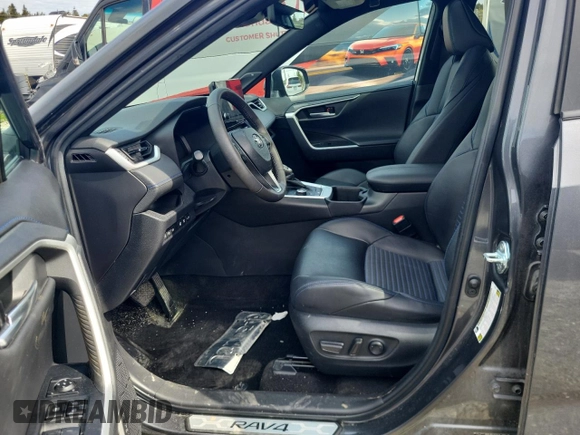 2023 Toyota RAV4 Hybrid XSE with VIN 2T35WRFVXPW176393, listed as a Copart auction lot 58304415 with 50,998 mi miles and Salvage title. Bid and sale history available at DreamBid. Image 7.
