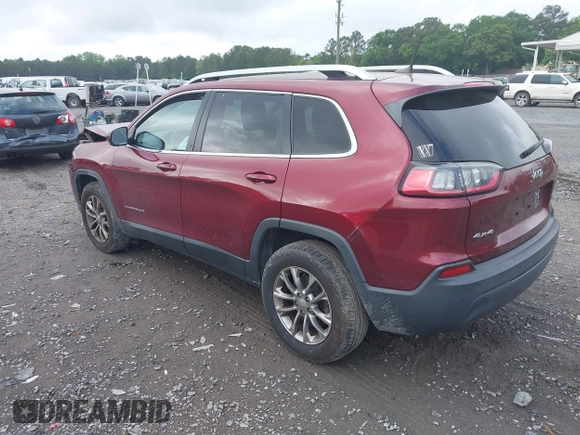 2019 Jeep Cherokee Latitude Plus with VIN 1C4PJMLB3KD195412, listed as a IAAI auction lot 42117860 with 177,178 mi miles. Bid and sale history available at carsss.com. Image 3.