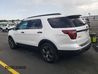 2018 Ford Explorer Sport with VIN 1FM5K8GT4JGB01013, listed as a Copart auction lot 60746615 with 73,583 mi miles and Salvage title. Bid and sale history available at DreamBid. Image 2.