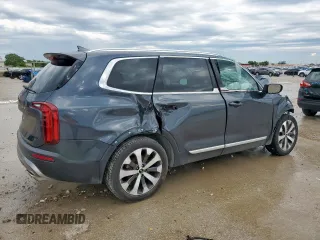 2021 Kia Telluride EX with VIN 5XYP34HC7MG113679, listed as a Copart auction lot 55752625 with 85,602 mi miles and Salvage title. Bid and sale history available at DreamBid. Image 3.