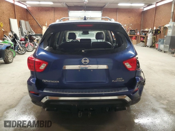 2020 Nissan Pathfinder Platinum with VIN 5N1DR2DM0LC576363, listed as a Copart auction lot 56352345 with 175,995 mi miles and Salvage title. Bid and sale history available at DreamBid. Image 6.