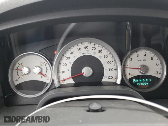 2007 Dodge Dakota SLT with VIN 1D7HE48K27S121781, listed as a Copart auction lot 43204335 with 157,654 mi miles and Salvage Title. Bid and sale history available at DreamBid. Image 9.