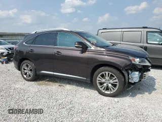 2013 Lexus RX 350 with VIN 2T2BK1BA1DC156408, listed as a Copart auction lot 59391955 with 64,601 mi miles and Salvage title. Bid and sale history available at DreamBid. Image 4.