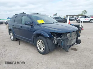 2015 Dodge Journey SXT with VIN 3C4PDCBG6FT744034, listed as a IAAI auction lot 42029387 with 101,743 mi miles. Bid and sale history available at carsss.com. Image 1.