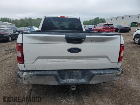2020 Ford F-150 XL with VIN 1FTEX1E53LKE82970, listed as a Copart auction lot 61215625 with 271,846 mi miles and Clean title. Bid and sale history available at DreamBid. Image 6.